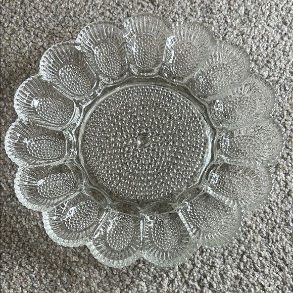 Indiana Glass Other - Vintage 1960 Indiana Glass Deviled Egg Tray